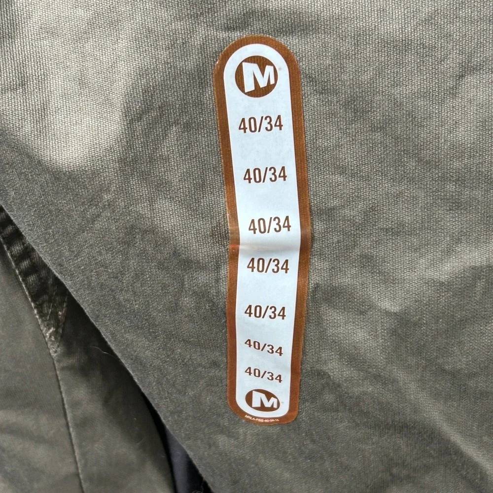 Merrell Articulus Pant Mens 40x34 Castlerock Gray Solid Outdoor Hiking Trail